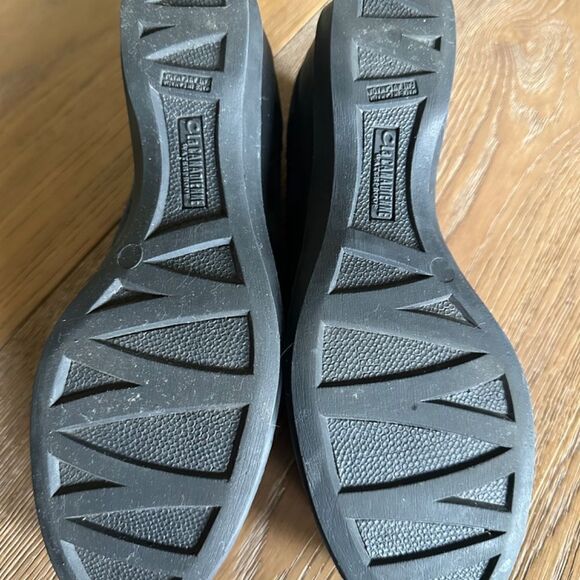 La Canadienne Lisa Wedge Slip-On In Navy - Picture 7 of 7